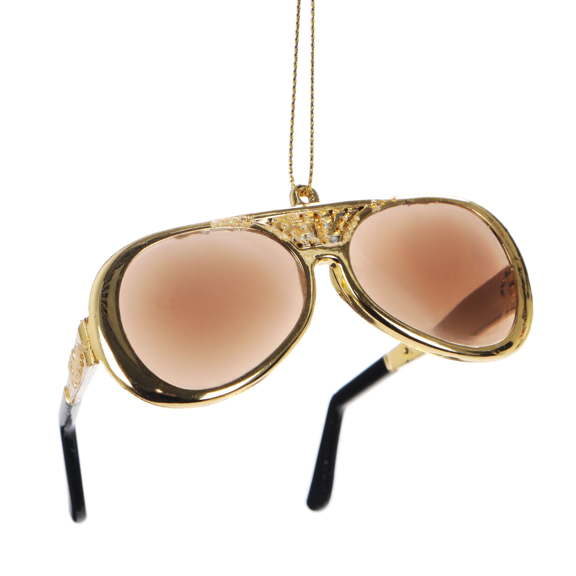 фото Игрушка елочная kurt s. adler очки элвиса 8.5 см, 1 шт