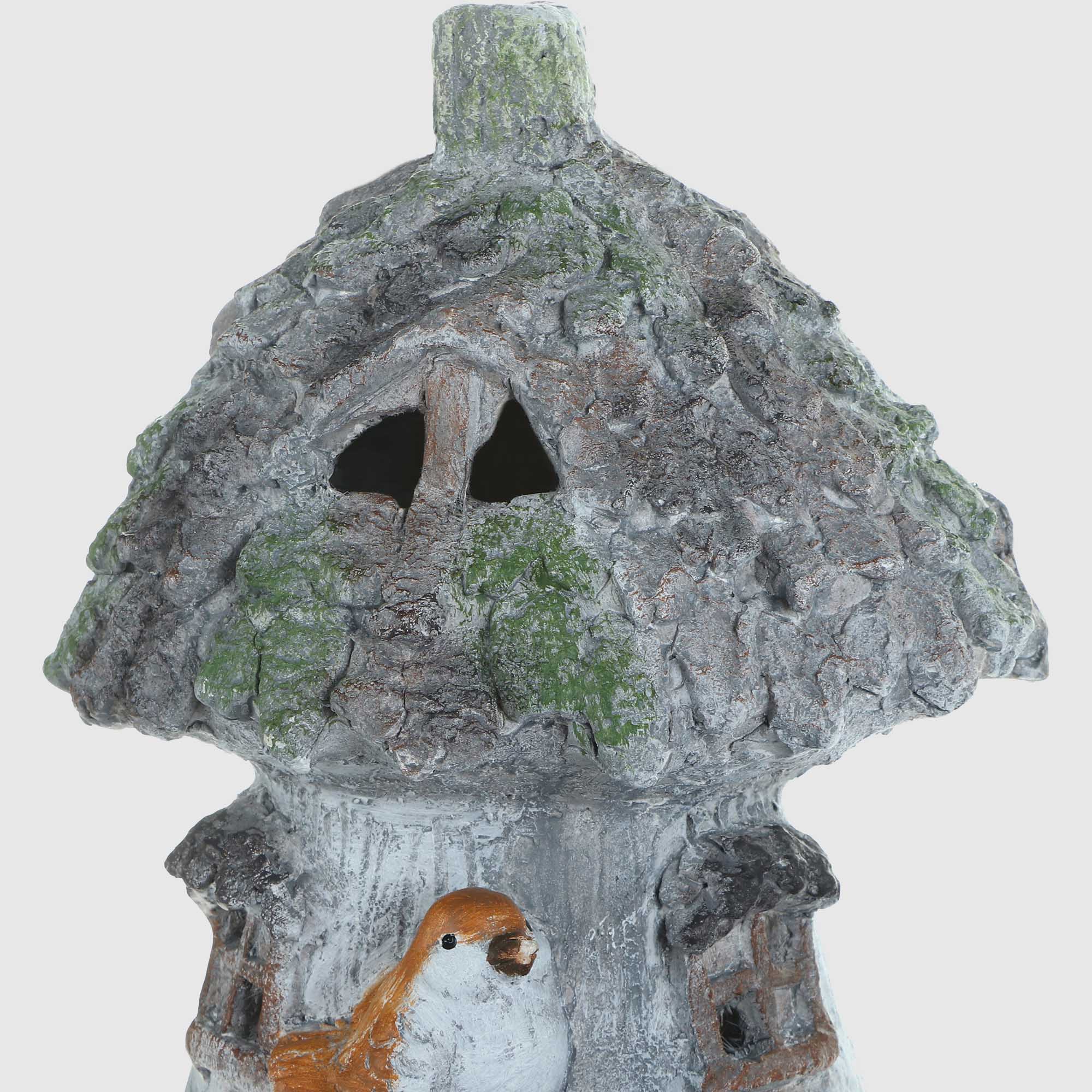 фото Фигура садовая delux quanzhou домик на солнечной батарее 24х38