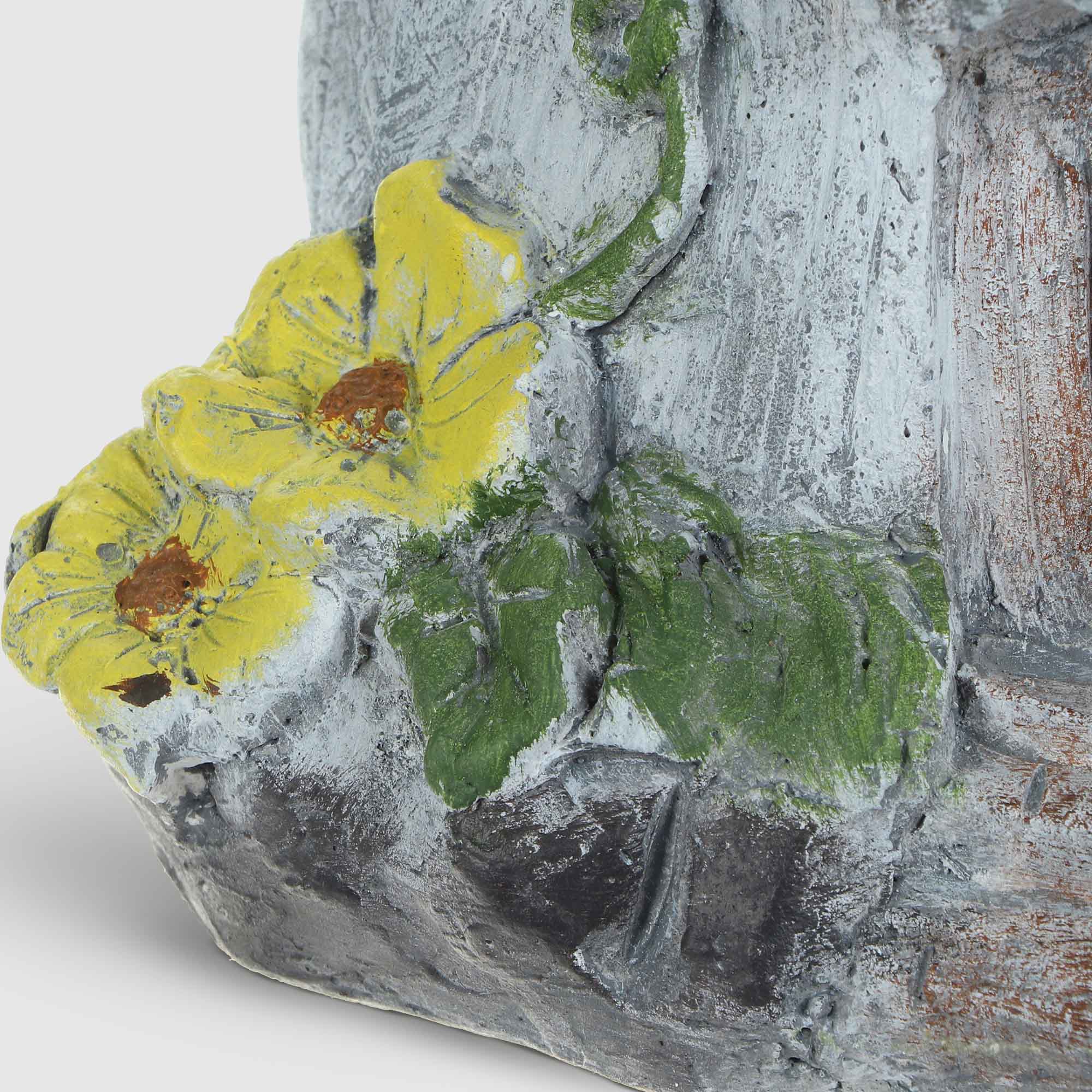 фото Фигура садовая delux quanzhou домик на солнечной батарее 24х38