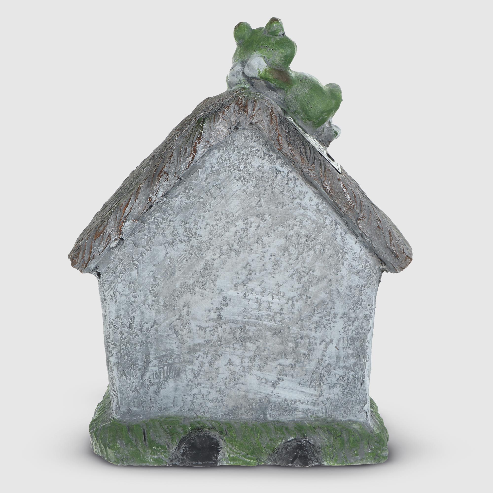 фото Фигура садовая delux quanzhou домик на солнечной батарее 29х37