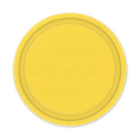 фото Набор тарелок amscan yellow sunshine 17 см 8 шт