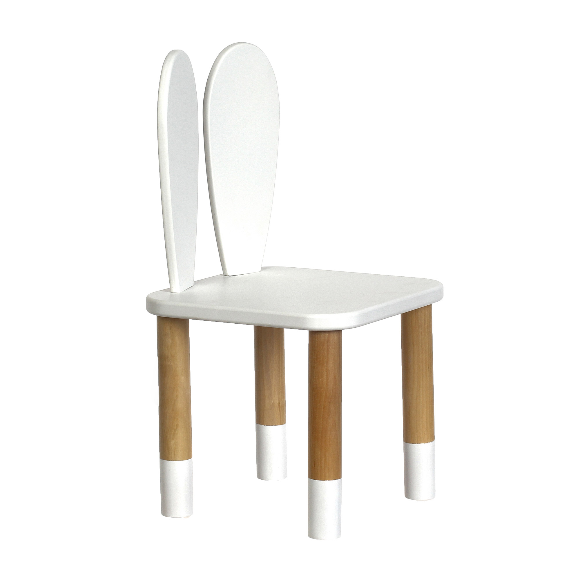 фото Стул tmd зайка 28х28х55 белый