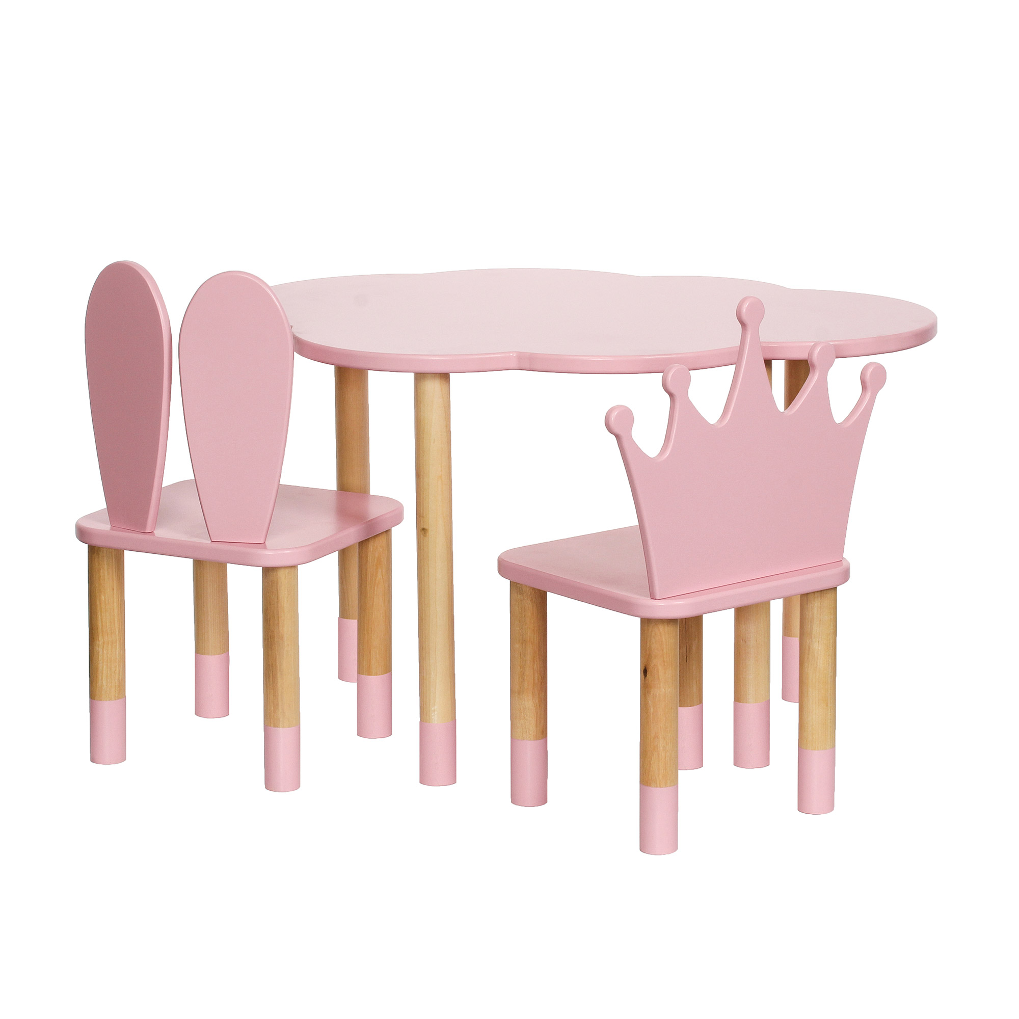 фото Стул tmd зайка 28х28х55 розовый