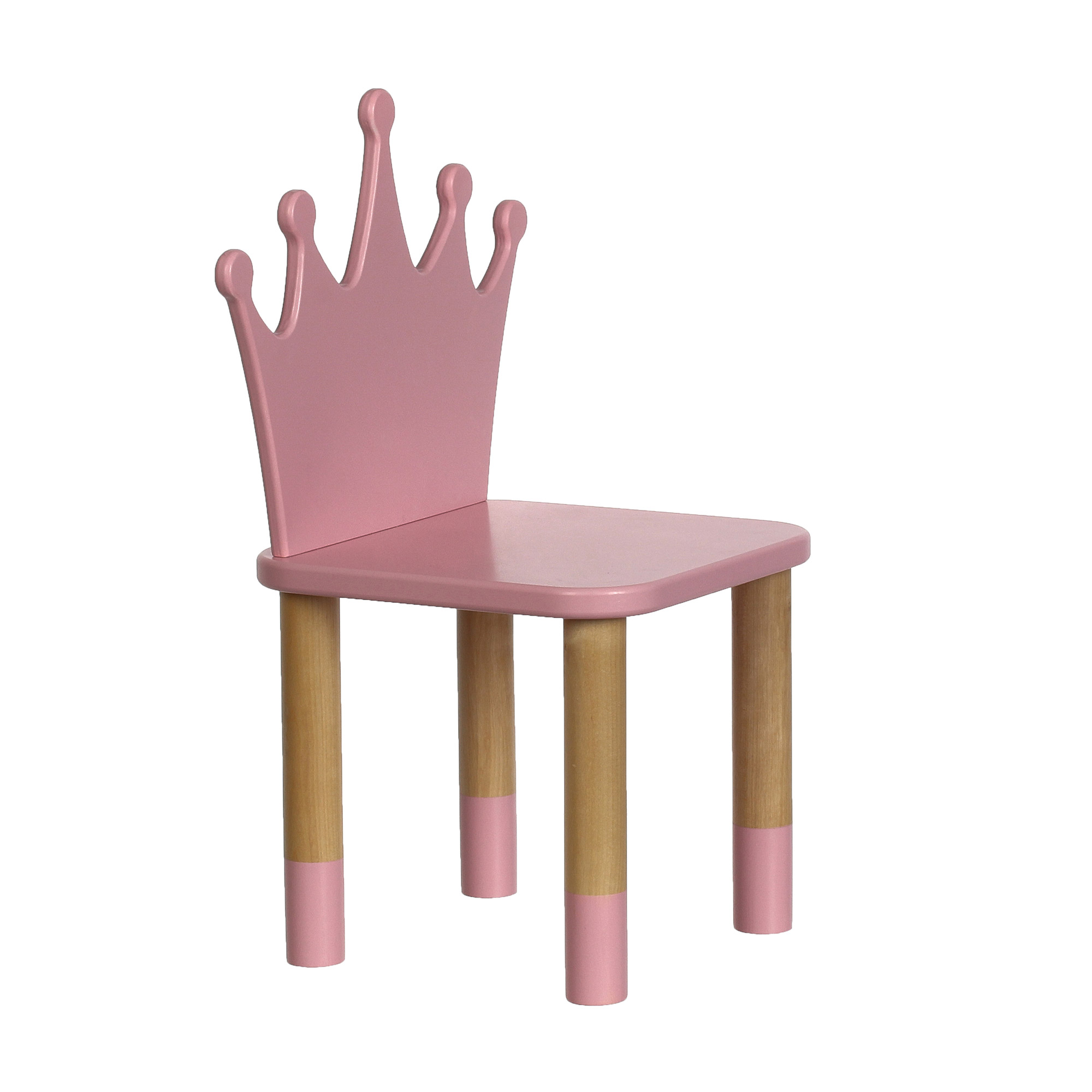 фото Стул tmd корона 28х28х55 розовый