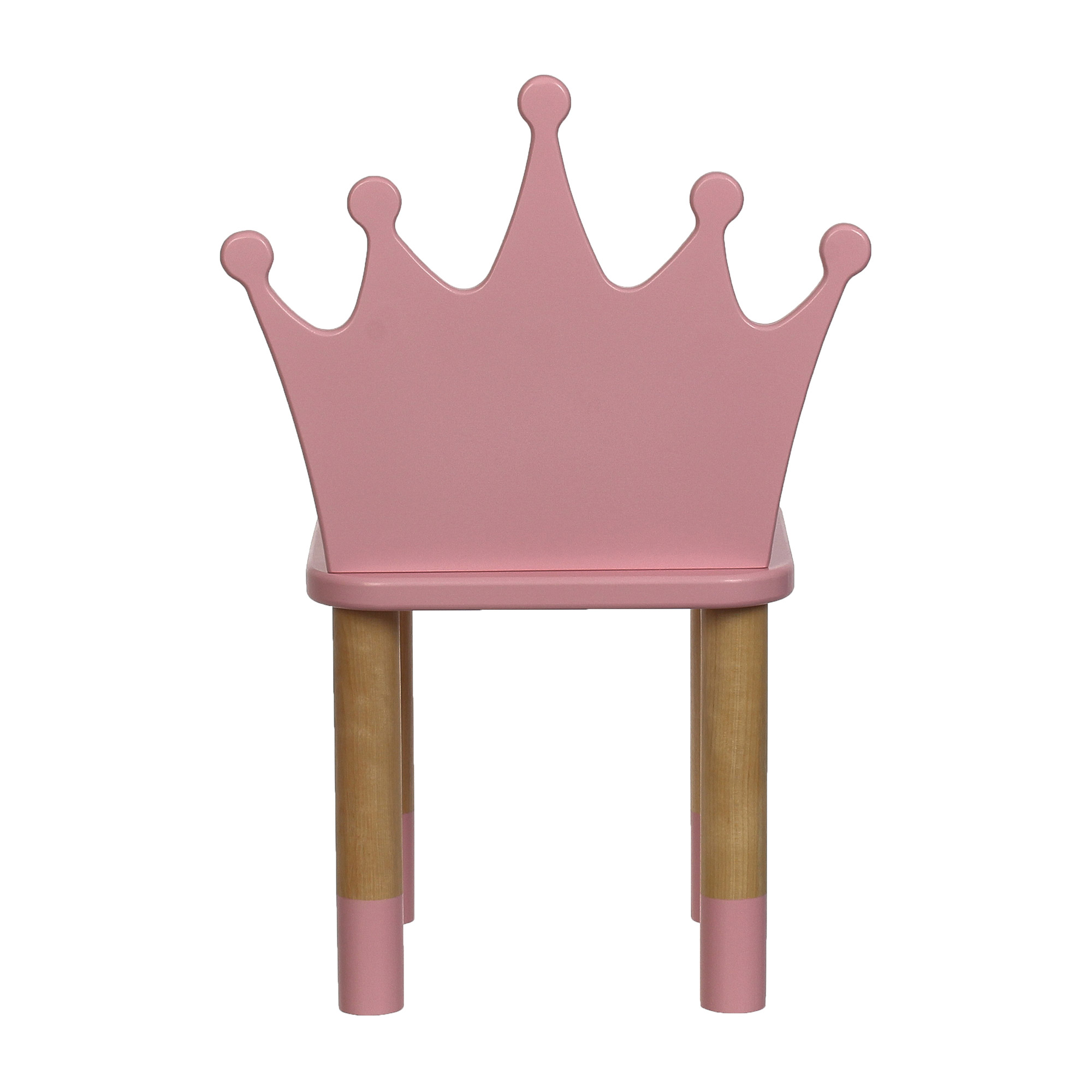 фото Стул tmd корона 28х28х55 розовый