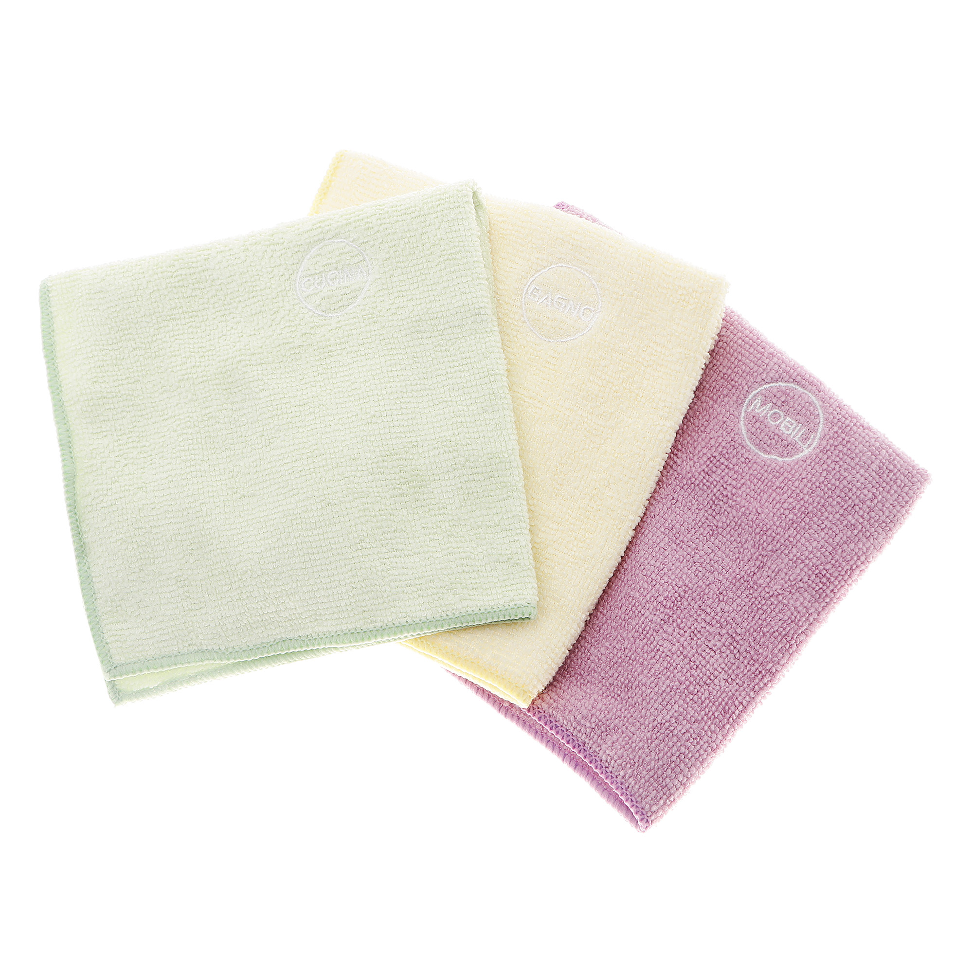 фото Набор тряпок clendy из микрофибры 32x32 см 3 шт