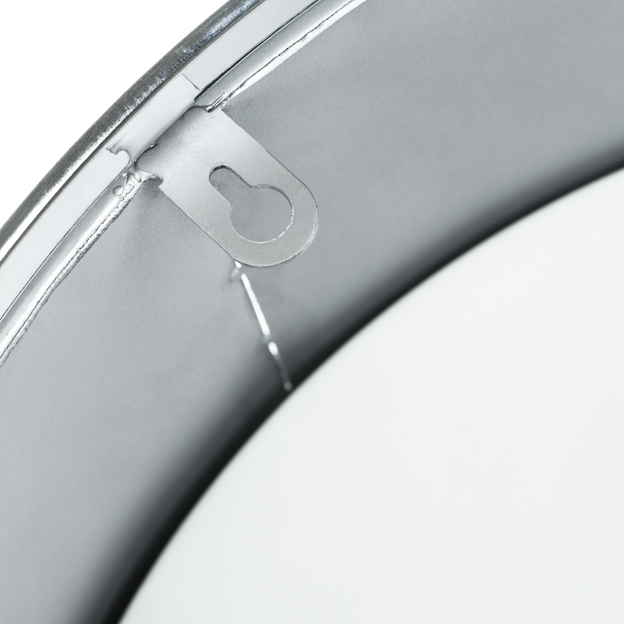 фото Часы настенные istime drum серебряные 44,5х17,3х43,5 см