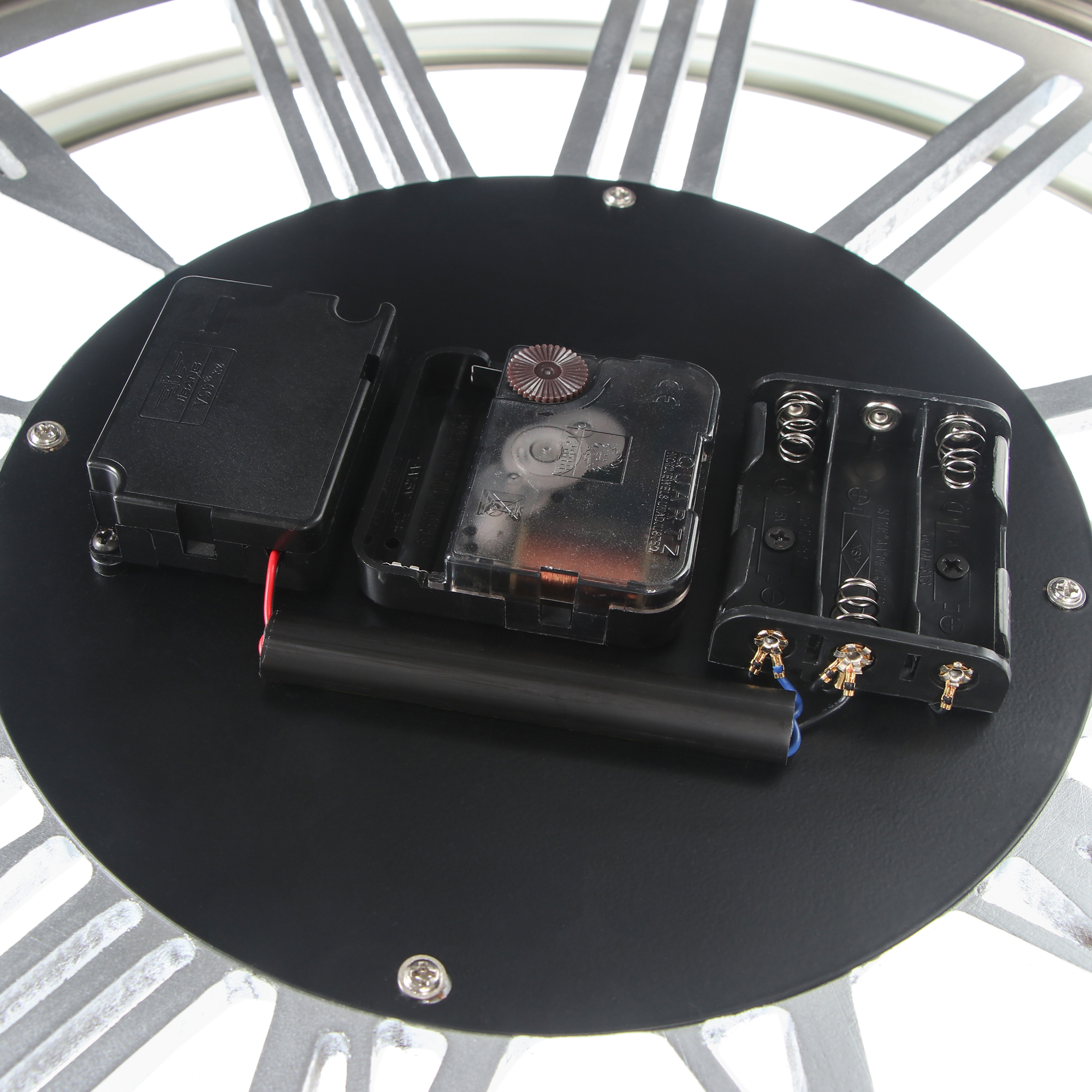 фото Часы istime настенные gear 44,5х6 см серебряные