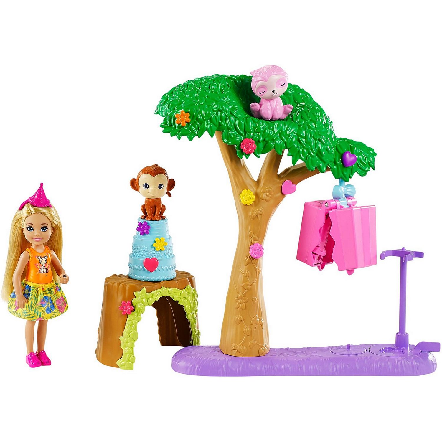 фото Набор игровой mattel barbie веселая вечеринка челси, с питомцами и аксессуарами