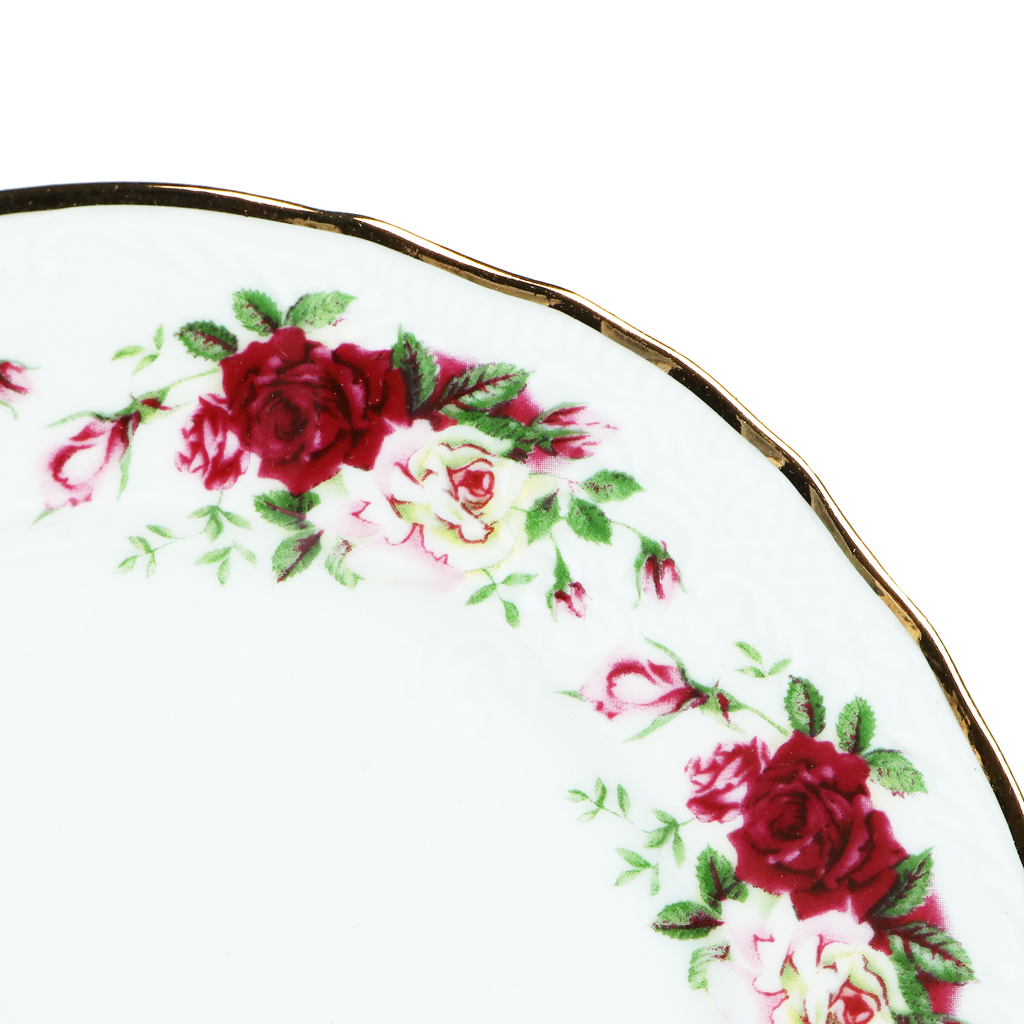 фото Набор тарелок десертных bernadotte английская роза 17 см 6 шт