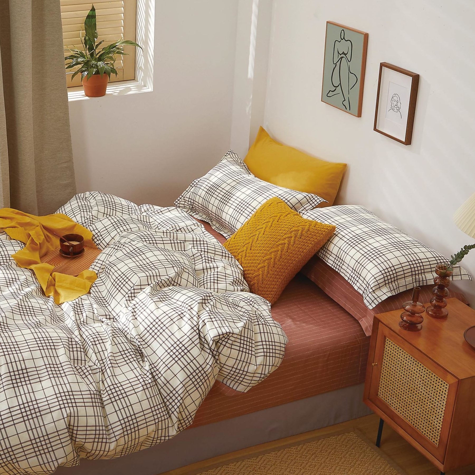 фото Комплект постельного белья sanpa шанти белый с бордовым и серым евро
