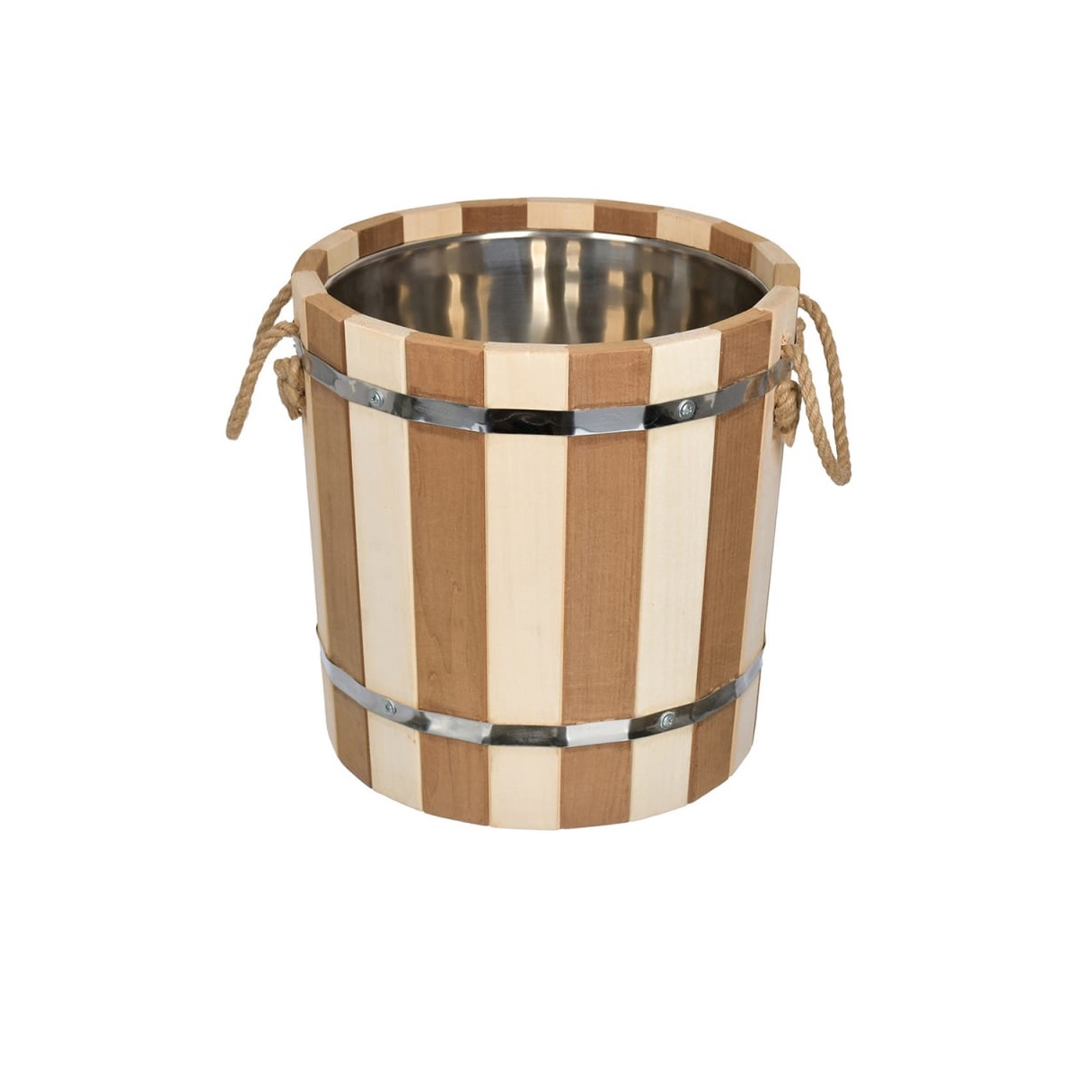 Запарник Банные штучки 12 л. Контраст с нержавеющей вставкой, липа, Таёжный
Запарник Банные штучки 12 л. Контраст с нержавеющей вставкой, липа, Таёжный