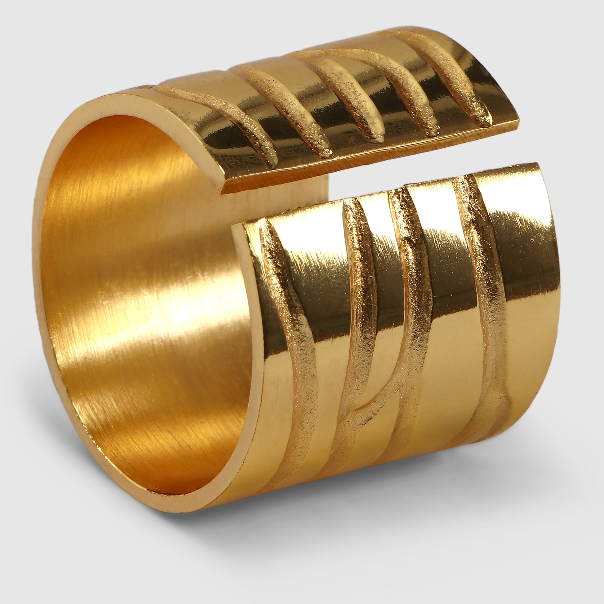 фото Набор колец для салфеток a la mode home twisted 6 шт