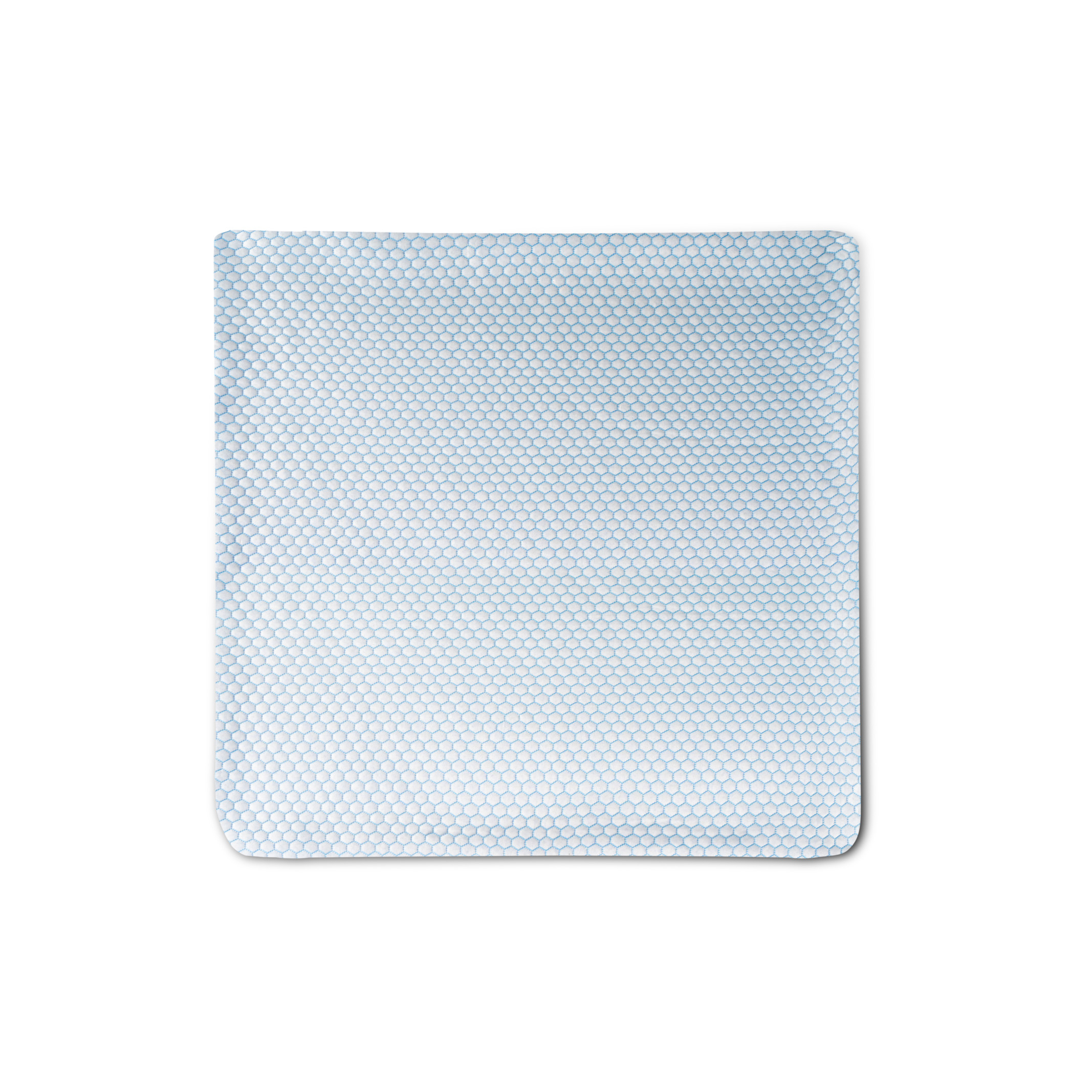 фото Защитный чехол для подушки medsleep fresh sleep белый с голубым 70х70 см
