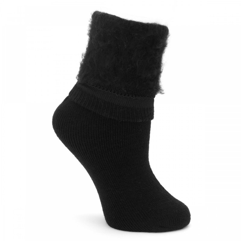 фото Женские носки feltimo thermal чёрные с начёсом