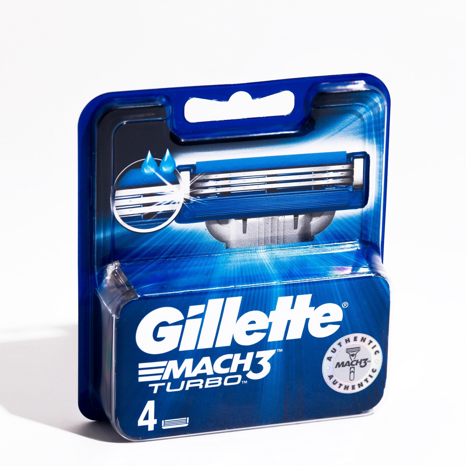 Сменные кассеты для станка Gillette Mach3 turbo 4шт.