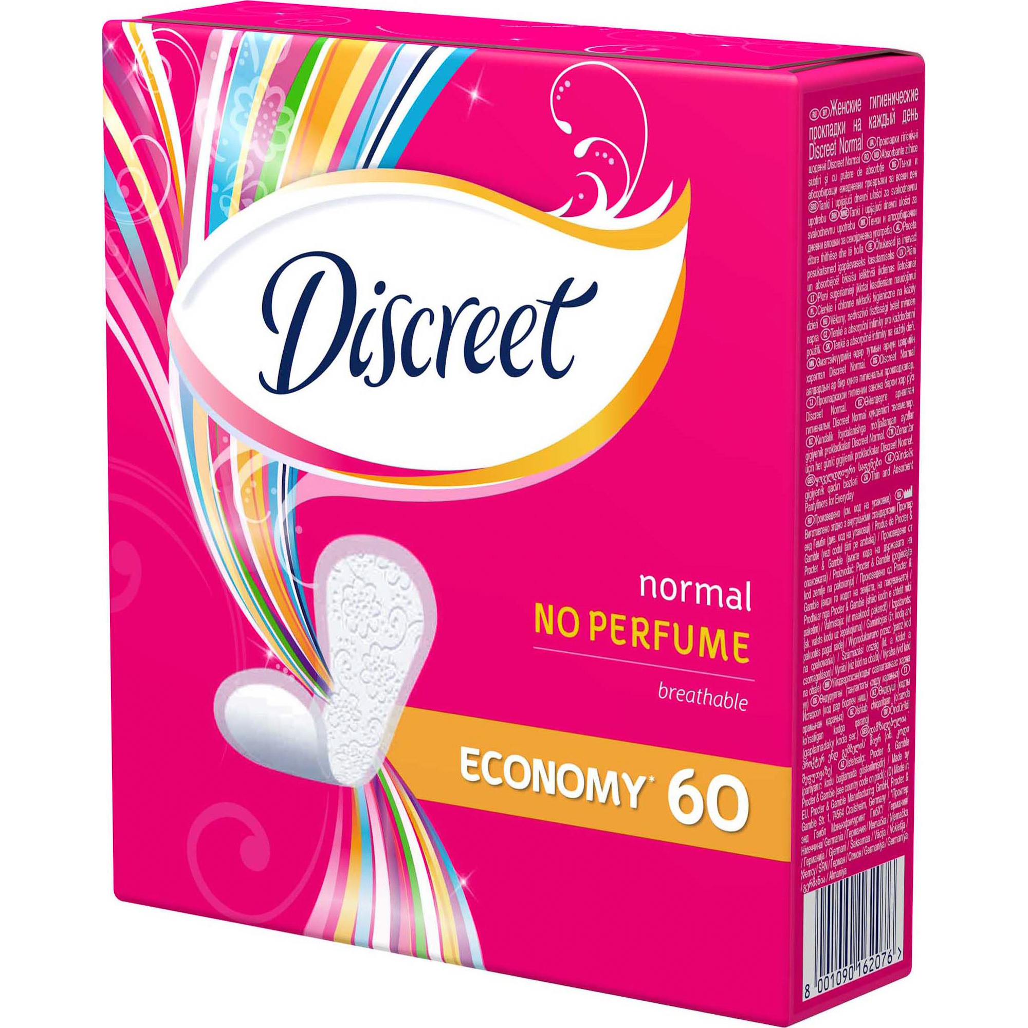 Женские ежедневные прокладки Discreet Normal 60 шт 419₽