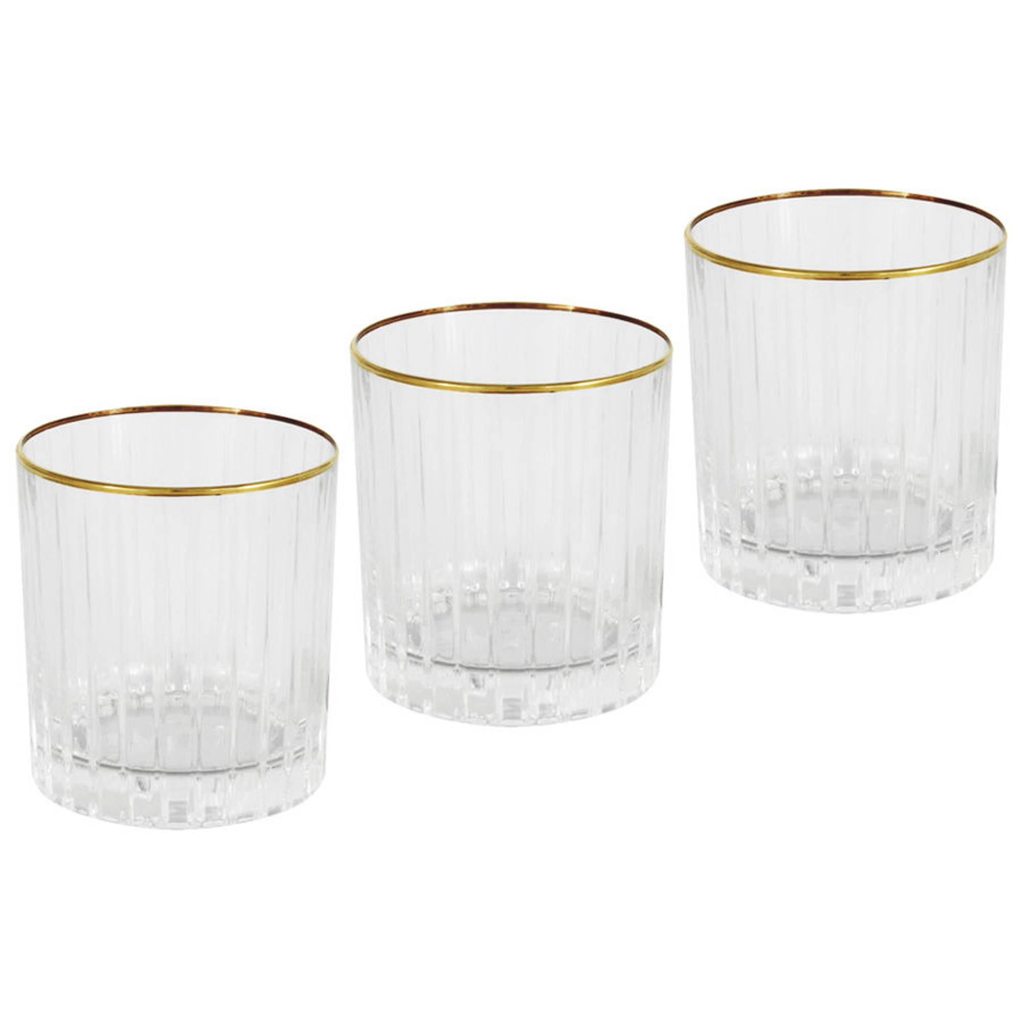 Набор стаканов Same Пиза золото для виски 250 мл 6 шт набор стаканов для виски crystal bohemia flat 280 мл 6 шт