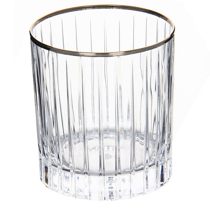 набор стаканов для виски rcr cristalleria italiana alkemist 26526020006 Набор стаканов Same Пиза серебро для виски 250 мл 6 шт