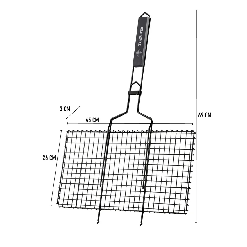 Решетка-гриль Forester большая 26х45 см Вид№4