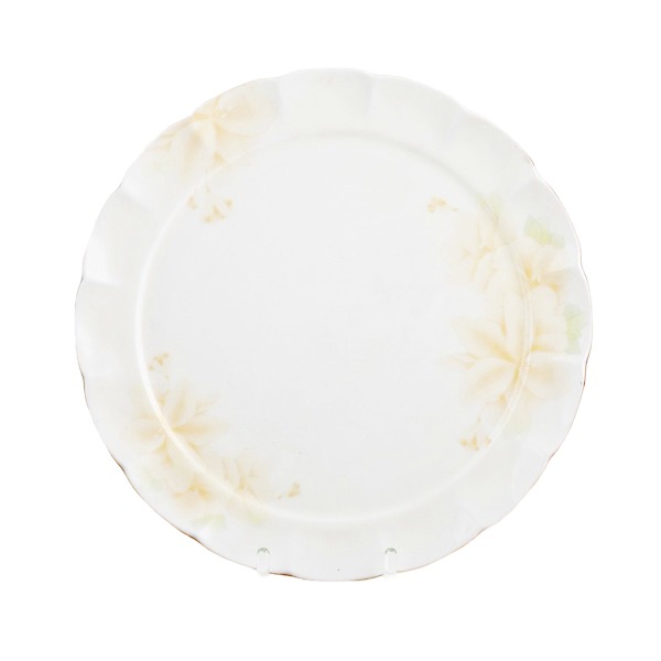 фото Блюдо круглое hatori 32 см бело-бежевое