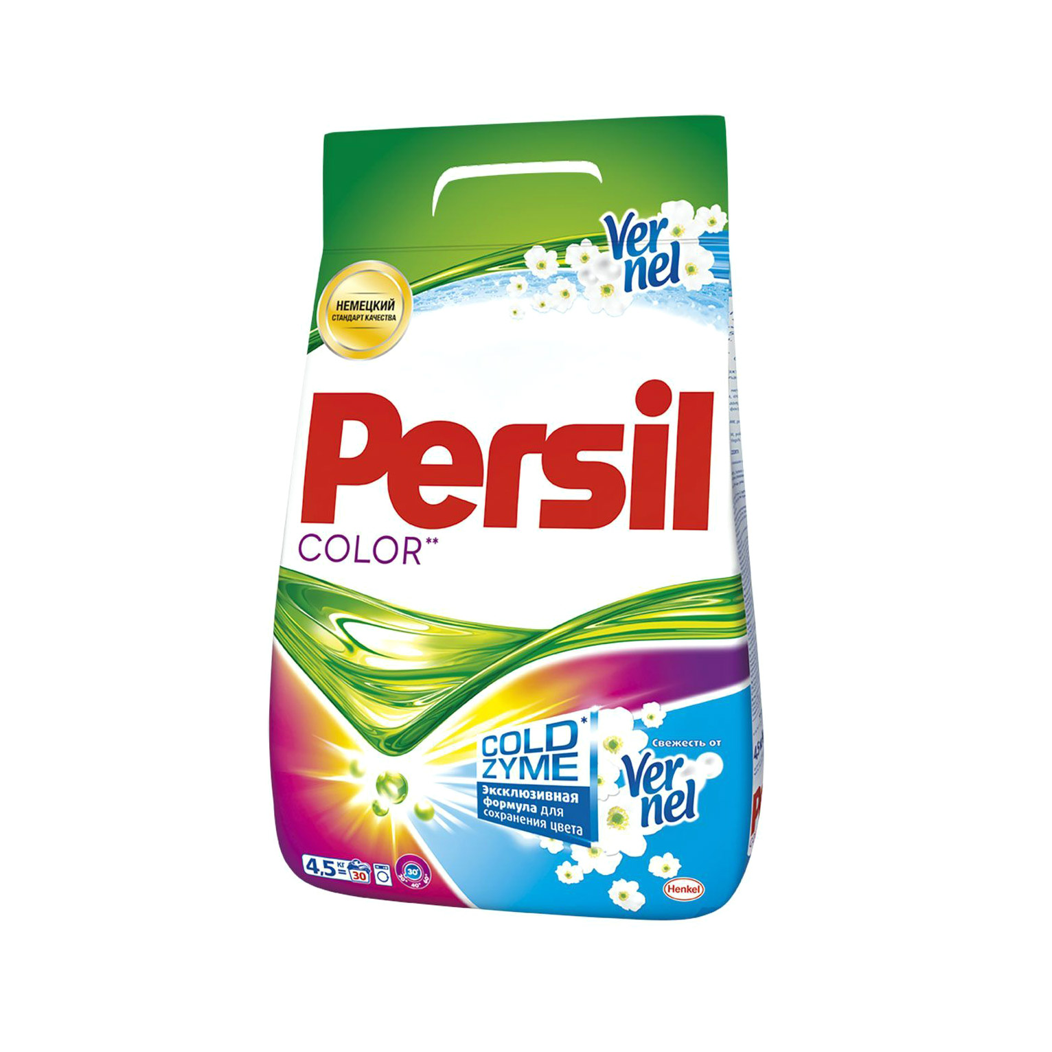 Стиральный порошок Persil Color свежесть Vernel 4.5 кг стиральный порошок persil gold свежесть vernel 3 кг