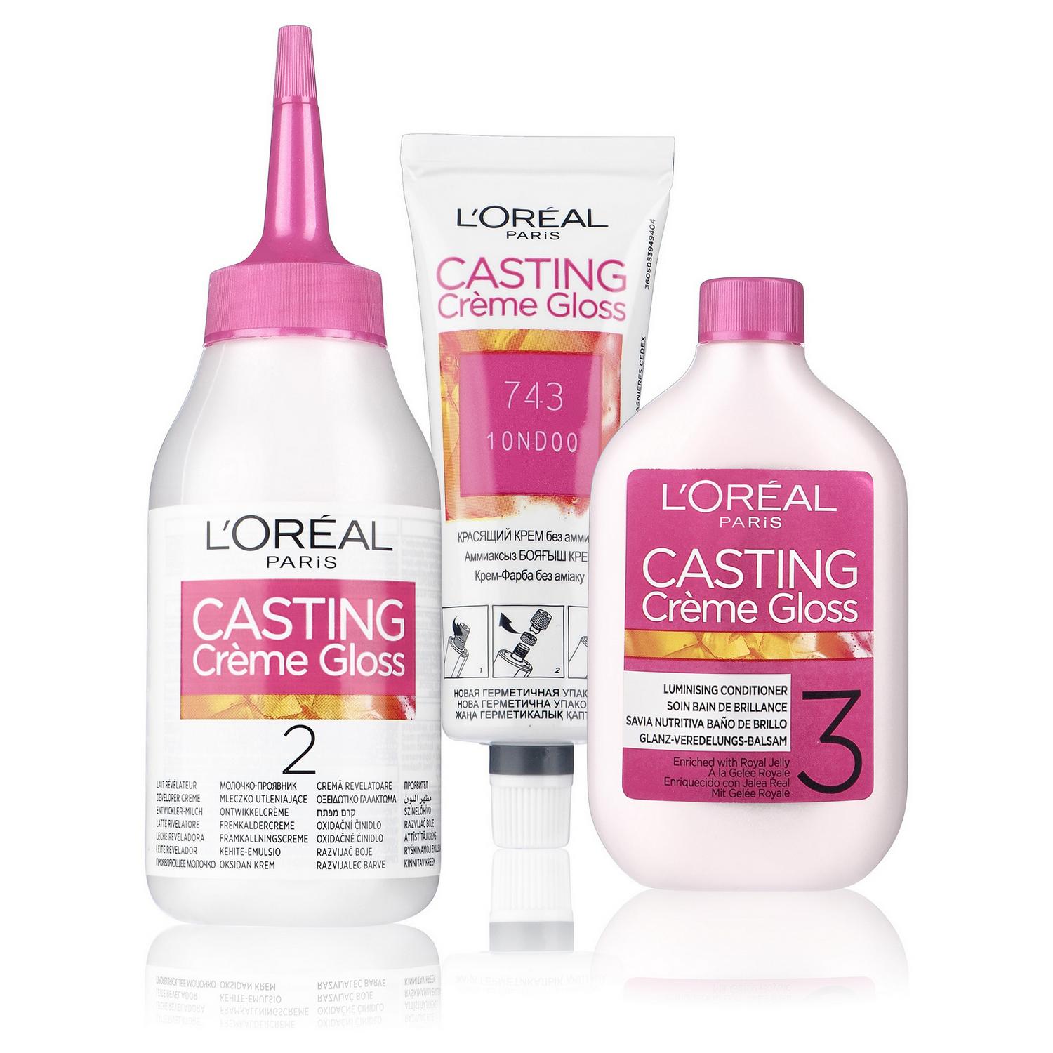 фото Краска l’oreal casting creme gloss 1010 254 мл светло-светло русый пепельный (a5000404) loreal