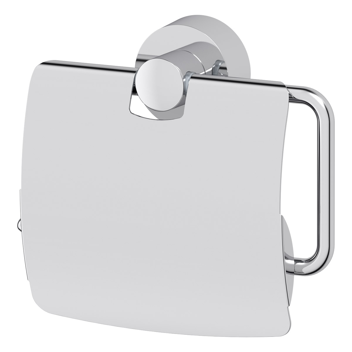 Держатель туалетной бумаги с крышкой (хром) FBS NOS 055 держатель для туалетной бумаги fbs с крышкой и освеж nos 053