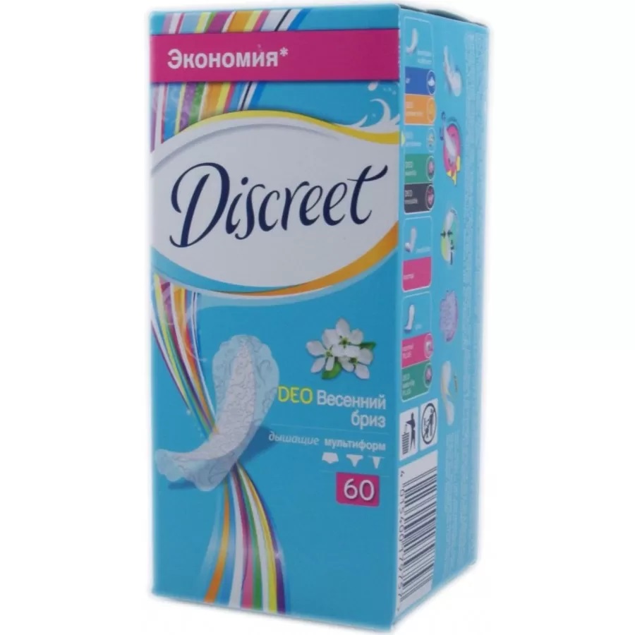 Прокладки Discreet Deo Океан Бриз трио 60 шт 419₽