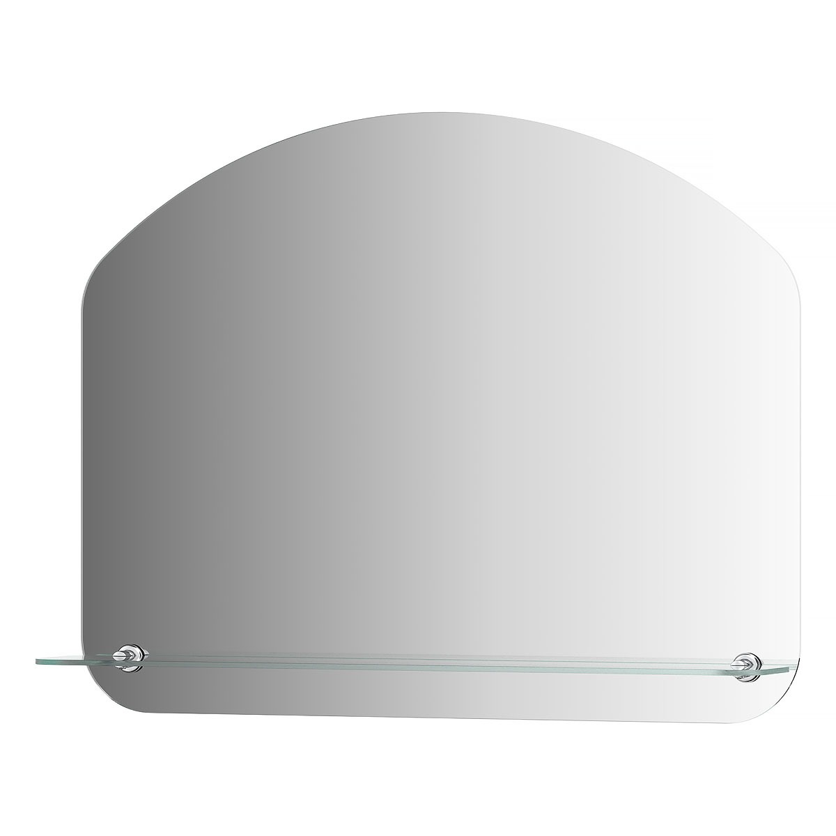 Зеркало Evoform с полочкой 70х55 см зеркало 8 мм с полочкой мисти джулия 65
