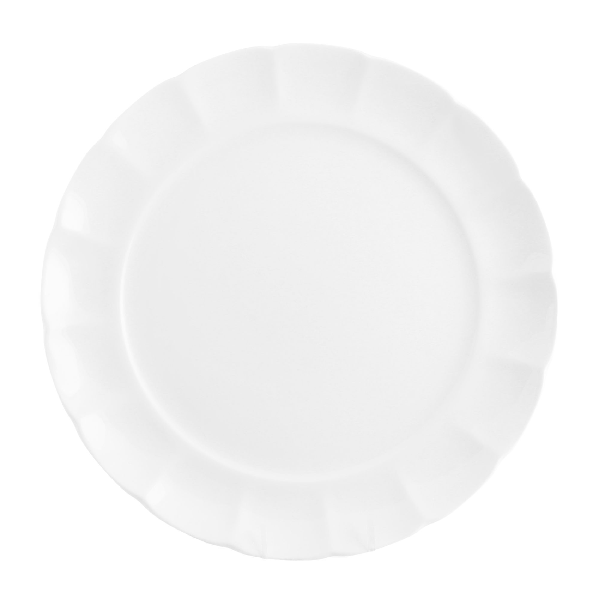 Набор тарелок мелких Hatori 27 см 6 шт бел набор бумажных тарелок фиолетовый узор с золотом 24см 6шт