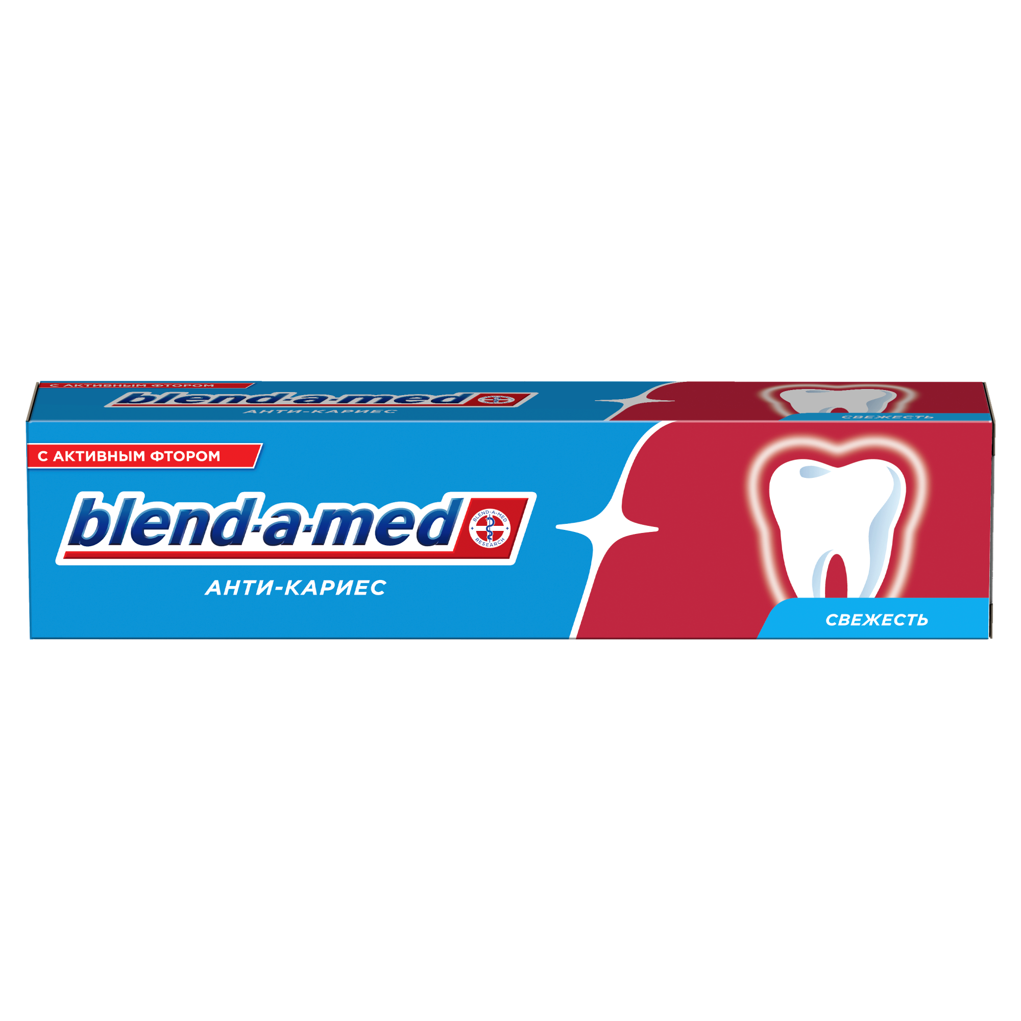 Зубная паста Blend-a-med Анти-Кариес Cвежесть и укрепление зубов, мята, 100 мл зубная паста colgate тройное действие натуральная мята 50 мл