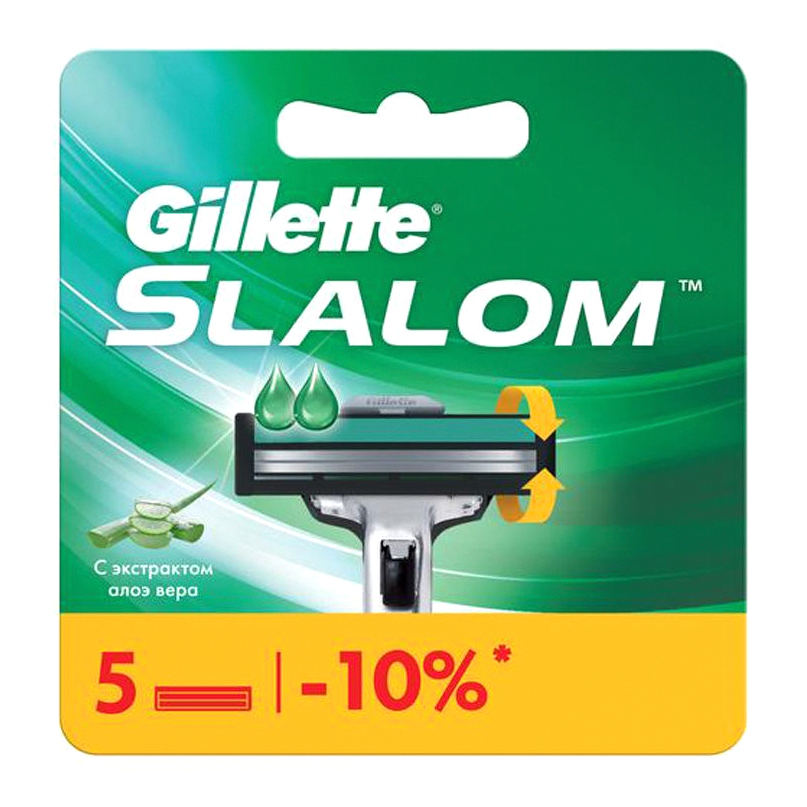 Сменные кассеты для бритья Gillette Slalom 5 шт