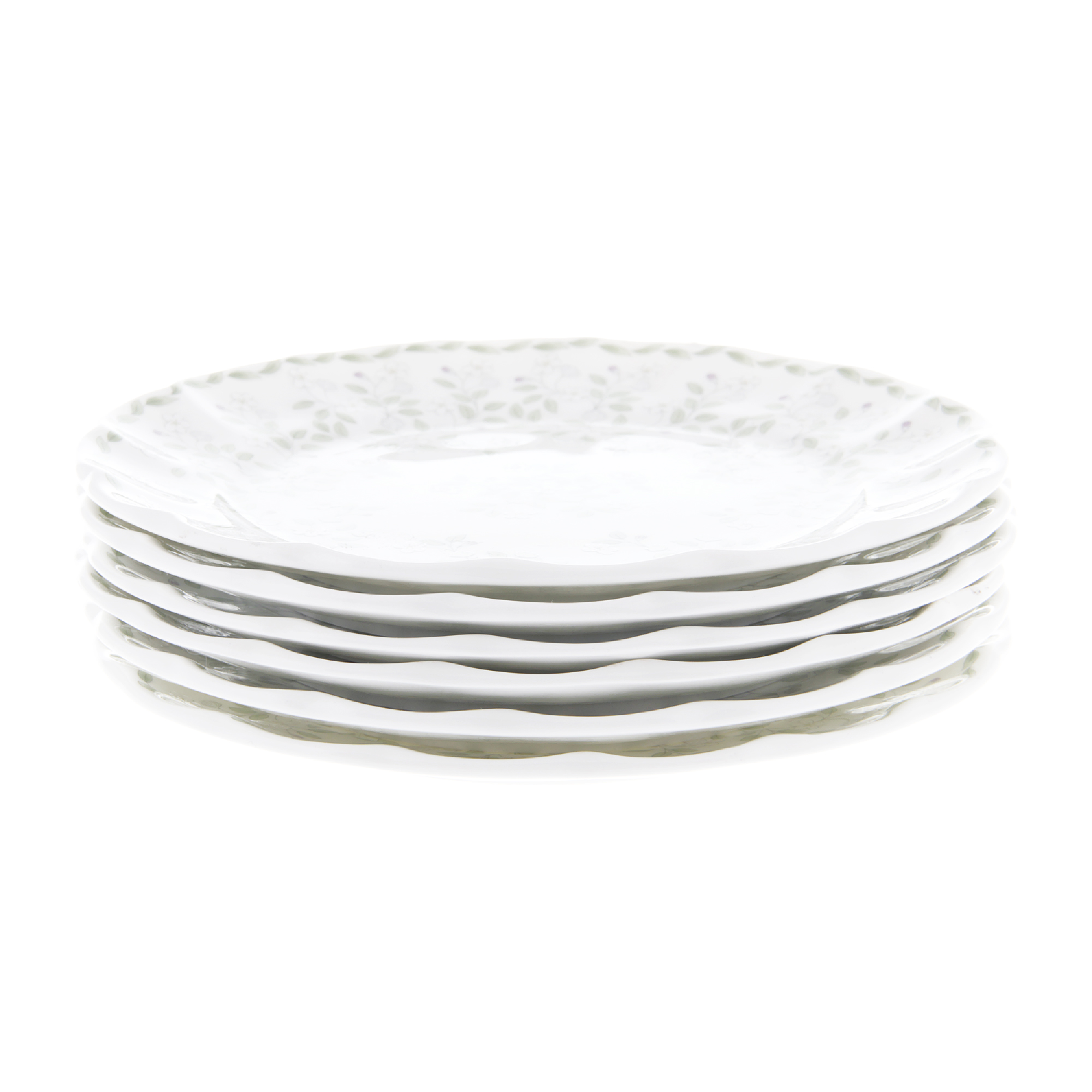 Набор тарелок мелких Hatori Джулия грин 18 см 6 шт - фото 2