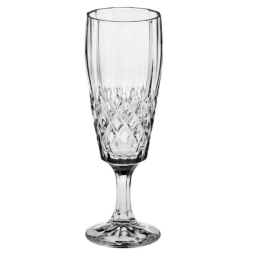 Набор рюмок д/шампанского Crystal Bohemia angela 160мл 6шт(990/11300/0/42000/160-609) ваза crystal bohemia фрукты 15 5 см