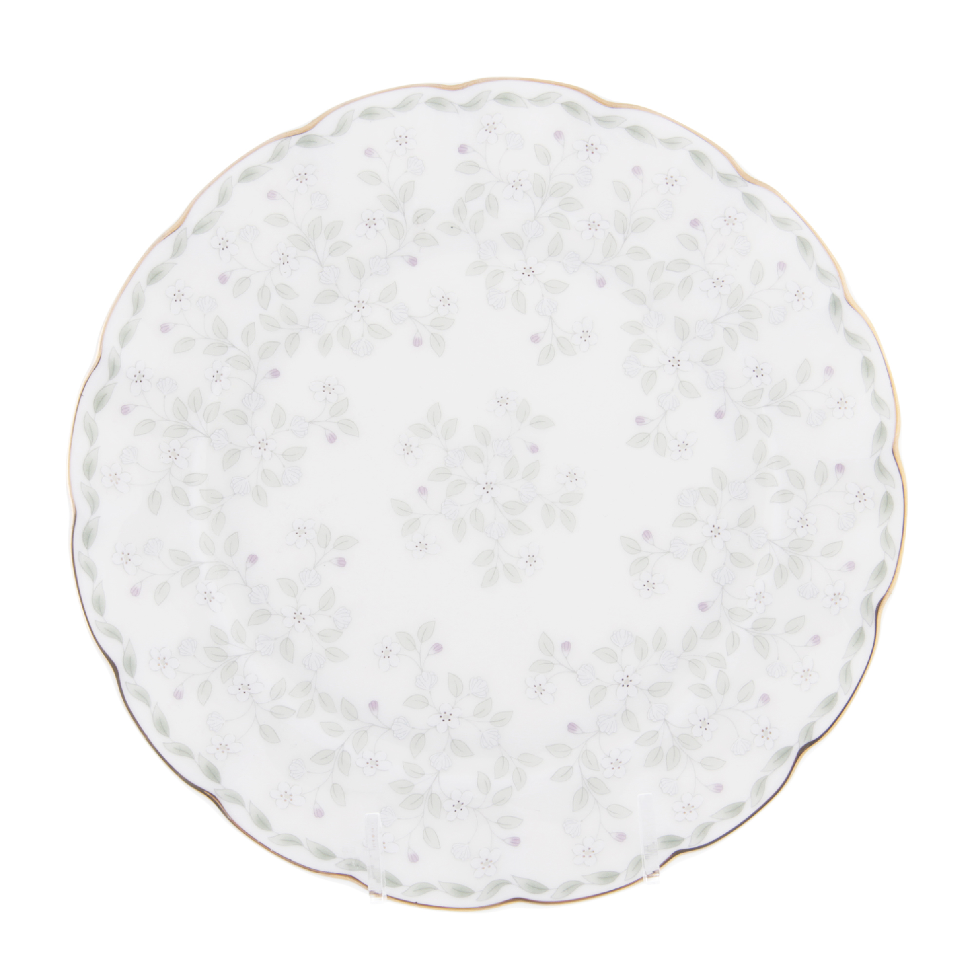 Набор тарелок мелкких Hatori Джулия грин 18 см 6 шт - фото 1