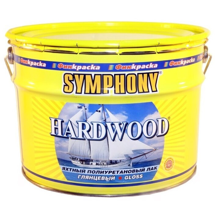 Лак Symphony хардвуд яхтный глянцевый 0.9л symphony hardwood симфония хардвуд лак яхтный лак полиуретановый влагостойкий глянцевый 9л