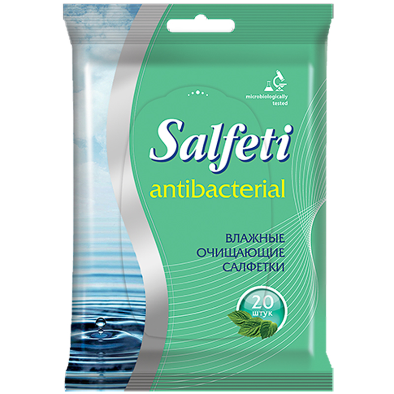 Салфетки влажные Дива Salfeti 70900 антибактериальные салфетки salfeti antibac влажные антибактериальные 20 шт