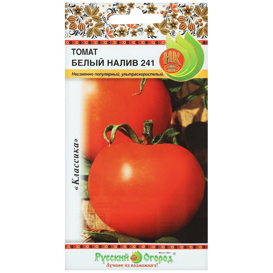 Томат белый Русский огород налив 241 0.2 г томат ранний холодостойкий уральский дачник