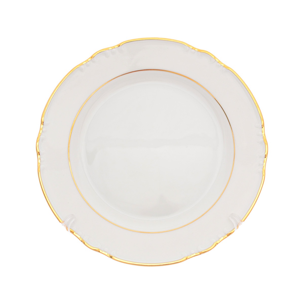 Набор тарелок Thun Констанция отводка золото 24 см 6 шт набор косметичек 3 в 1 на молнии золотой