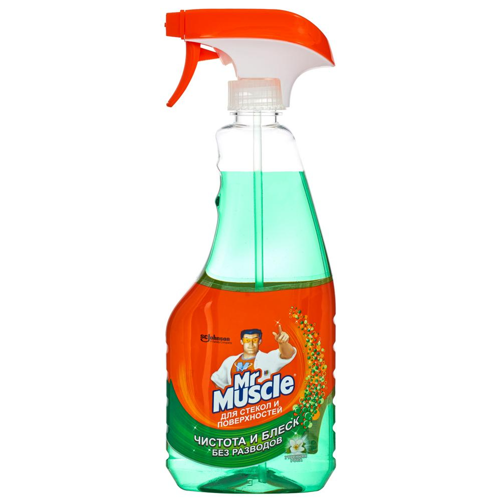 Средство Мистер Мускул для мытья стекол 500 мл чистящее средство для стекол и зеркал grass