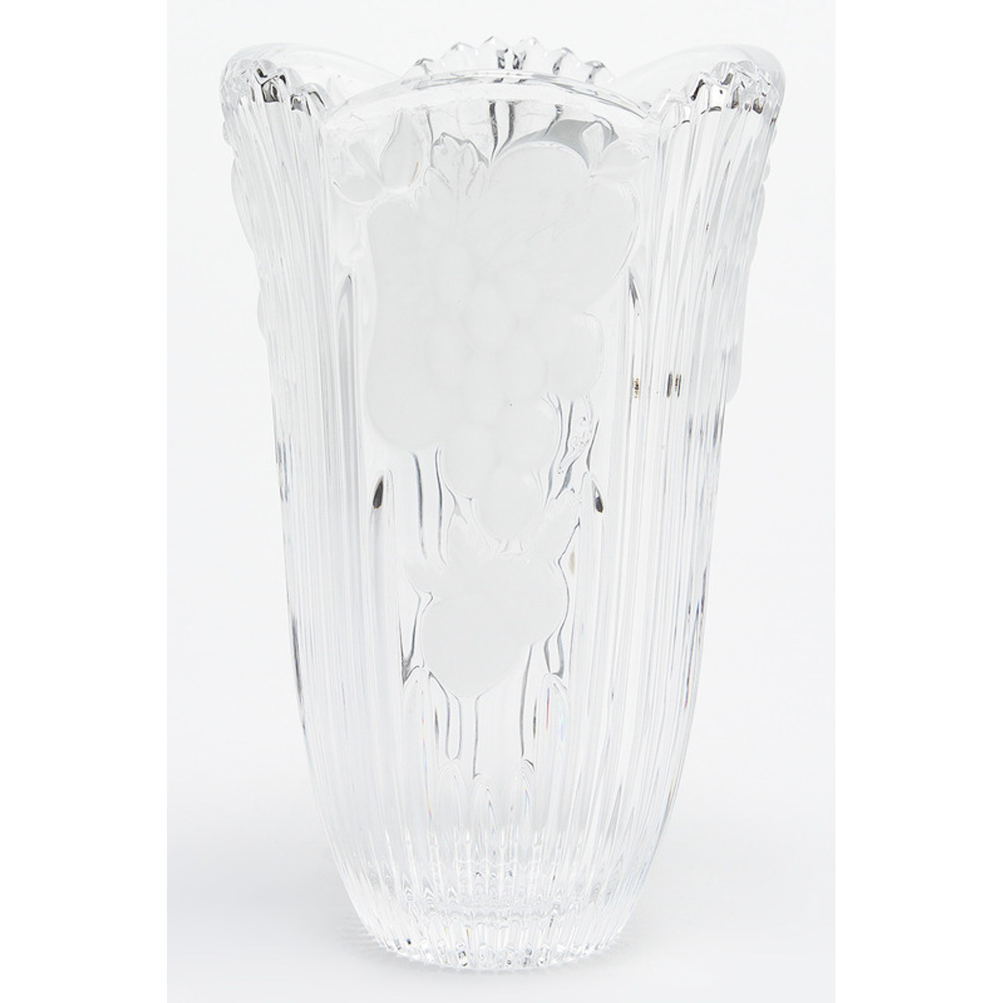 ваза для ов 28 см aurum crystal flora 286653 Ваза Фрукты Crystal Bohemia (БПХ017)