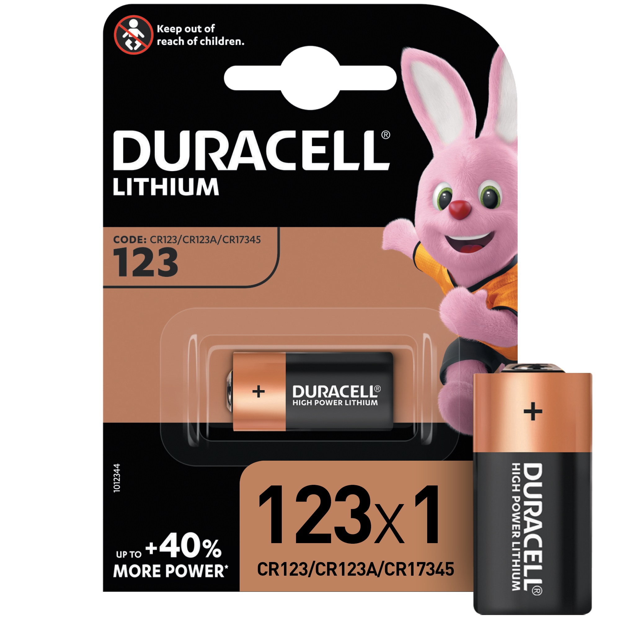Батарейки Duracell Ultra 123 3В 1 шт батарейки duracell lr6 2bl basic аа 2шт