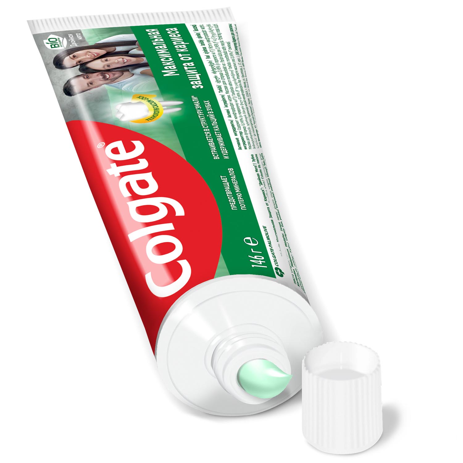 Зубная паста Colgate Максимальная защита от кариеса Двойная мята 100 мл, размер 20x5x5 см FCN89274 - фото 5