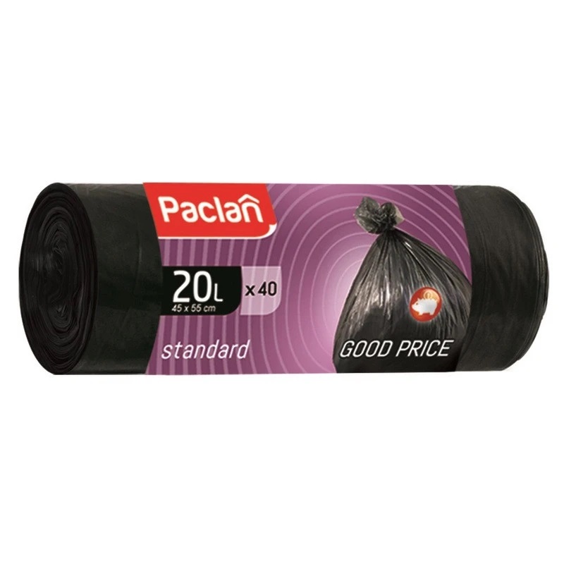 Мешки мусорные Paclan (163447) мешки мусорные paclan eco line с тесьмой 60 л 15 шт