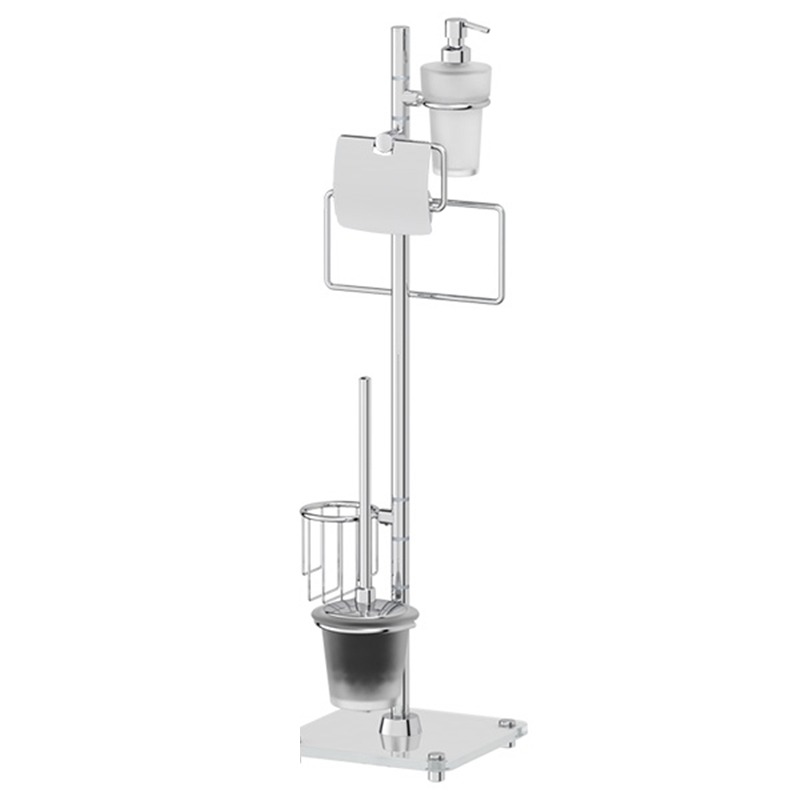 

Стойка c 5-ю аксессуарами для туалета с биде 80 cm FBS UNI 311, Серебряный