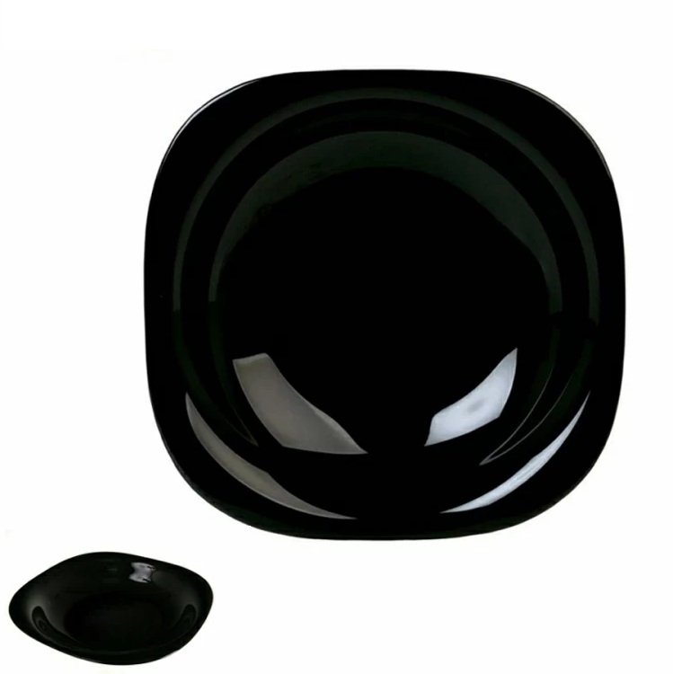 Тарелка Luminarc 21 см, цвет черный - фото 1