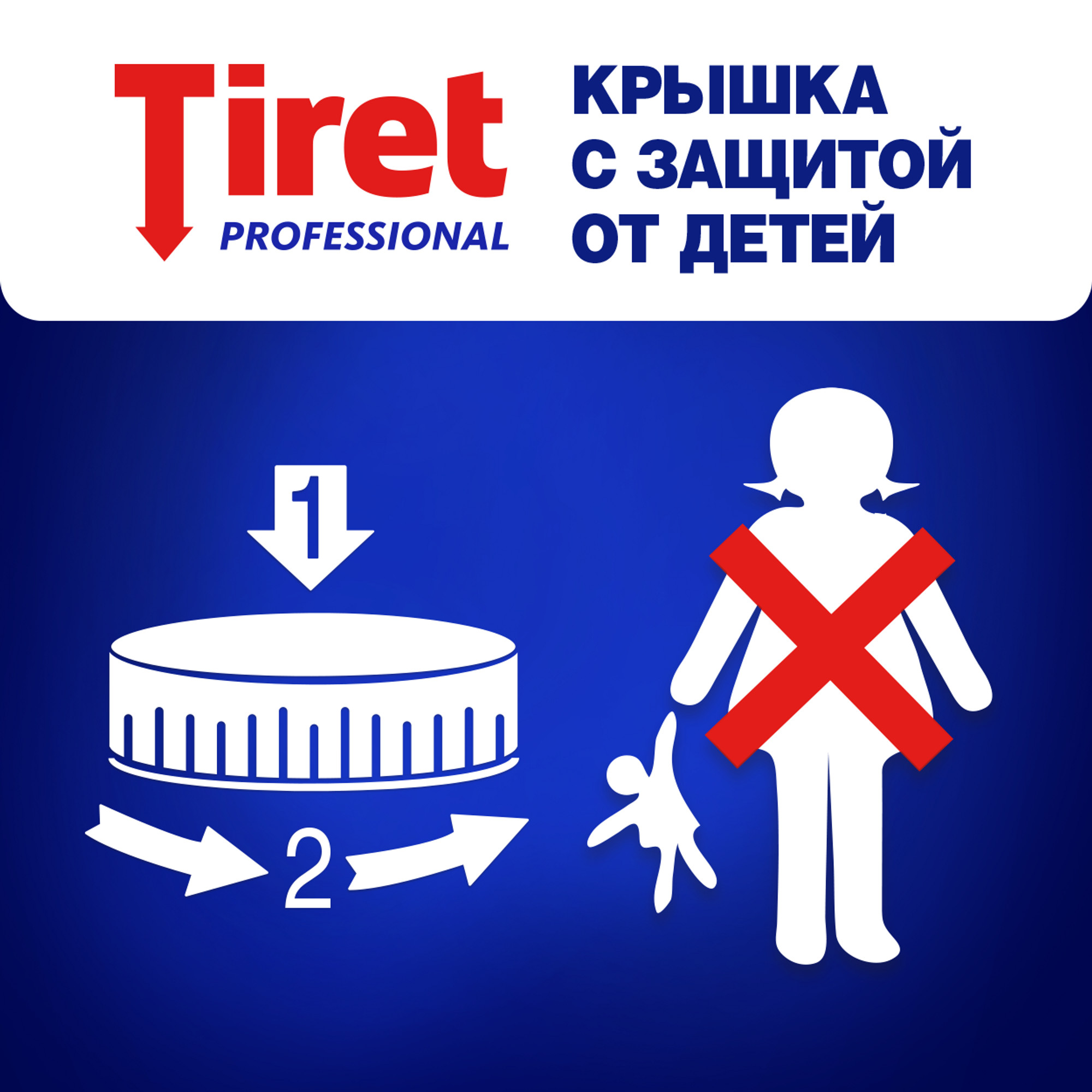 фото Гель tiret professional для чистки труб 500 мл