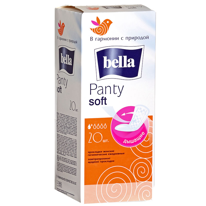 Прокладки Bella Panty Soft 20 шт прокладки bella panty soft tilia 60 шт