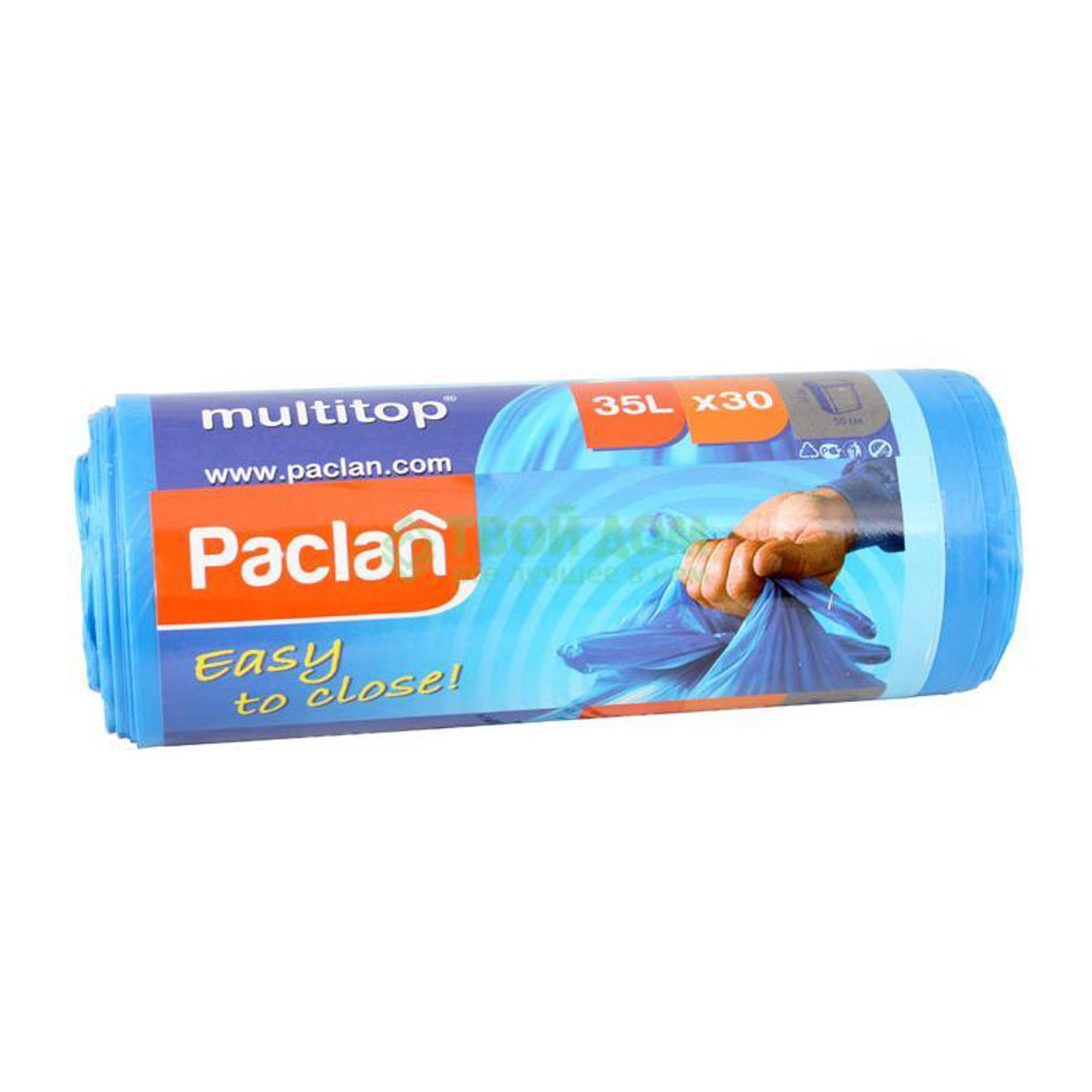 фото Мешки мусорные paclan эконом 35л 20шт.